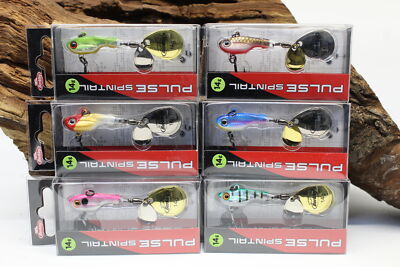 Berkley Pulse Spintail 14g 8 Farben Tail Spin 2 Spinnerblätter Jigspinner SALE
