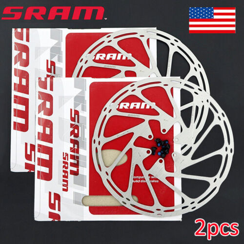 2pcs SRAM Centerline Brake Rotor 160/180/203mm 6 Bolt MTB Bike Hydraulic Brakes