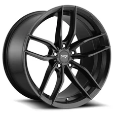 19x8.5 +35 F, 19x9.5 +35 R, Niche M203 Vosso 5x4.5 Matte Black Wheels (Set of 4)