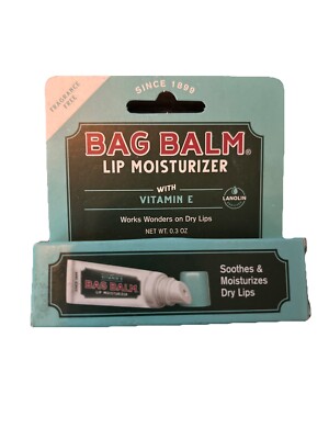 NEW & SEALED! BAG BALM Lip Moisturizer with Vitamin E & Lanolin - 0.3 oz
