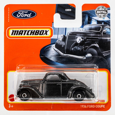 2022 Matchbox #48 1936 Ford Coupe BLACK METALLIC | FSSC