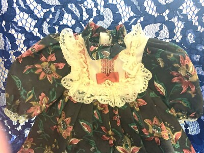 Belle robe de style pour poupée ancienne Jumeau, Bru, SFBJ