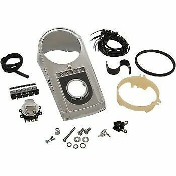 Electronic Speedometer Chrome Dash Kit FXST / FLST Softail DS373720