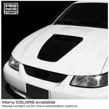 Ford Mustang 1999-2004 Gt Hood Scoop Blackout Accent Decal Stripe Choose Color