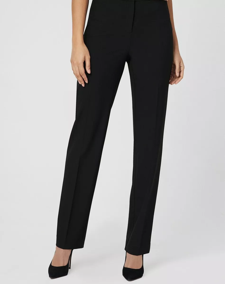 Ladies Business Work Formal Pants, Dalia Collection Straight leg