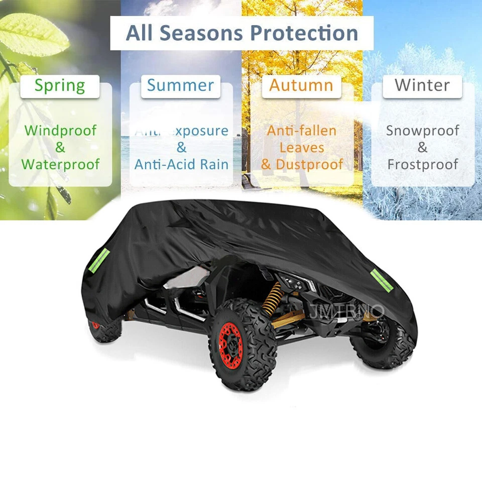 Cubierta de almacenamiento de vehículo UTV impermeable al aire libre para Arctic Cat Wildcat 4X 1000 4x4 Foto 2 de 4