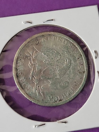 1871 S 50c Seated Liberty Half Dollar San Francisco - Picture 12 of 17