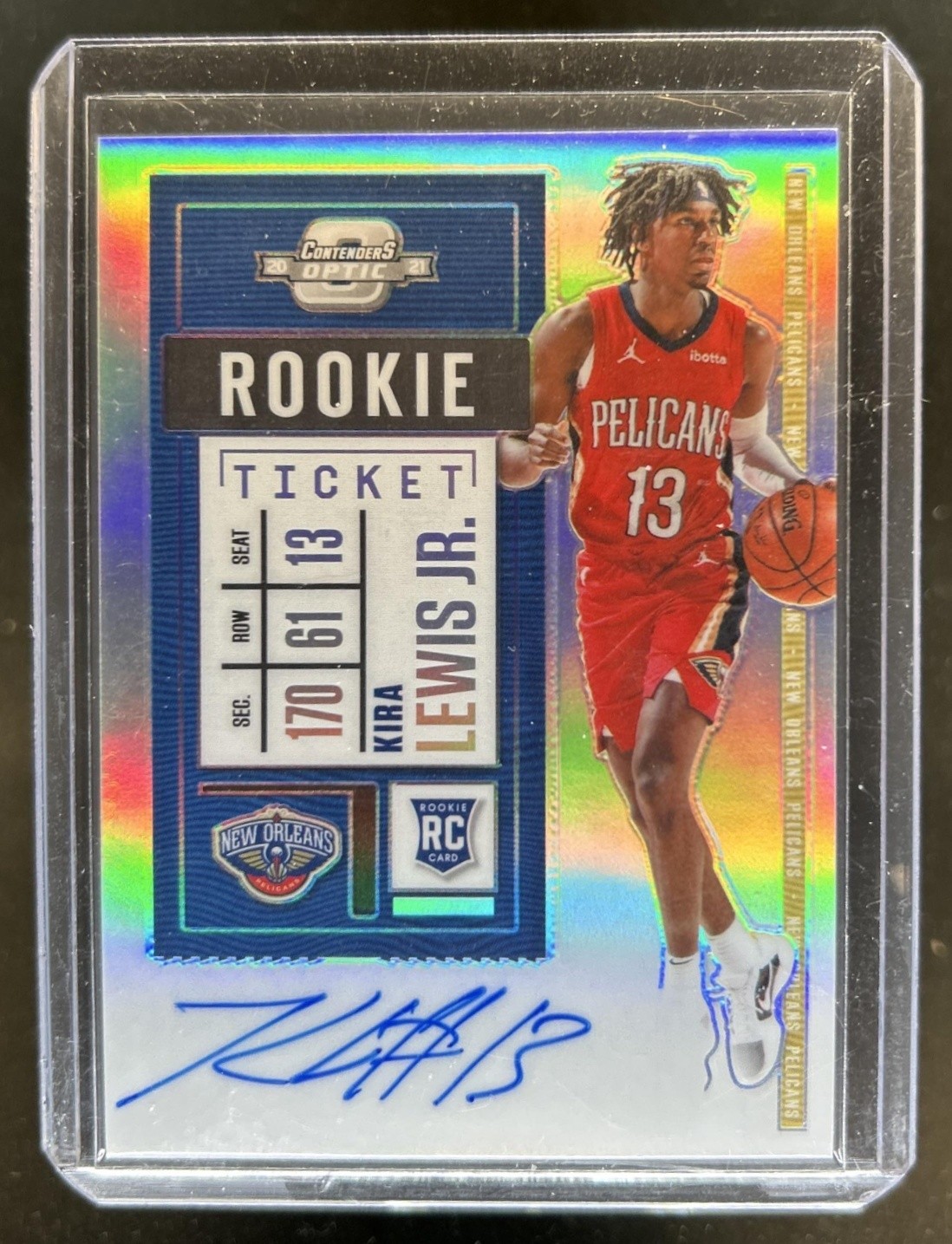 Kira Lewis Jr (Variant) #121 2020-21 Panini Contenders Optic Basketball