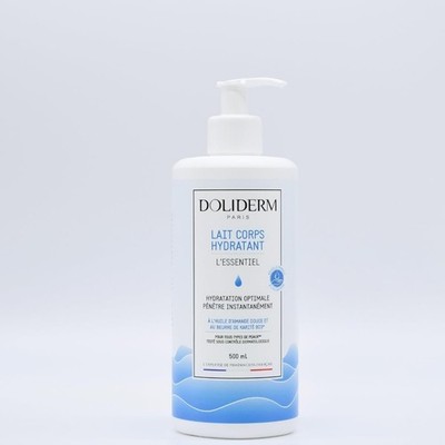 Doliderm Body Milk 1L 500ML with Organic Shea Butter, Almond Oil and Allantoin