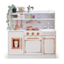 Teamson Kids Little Chef St. Louis Wooden Play Kitchen with Sink Ice Dispenser