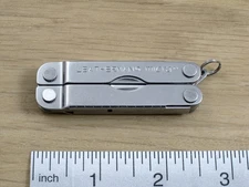 Leatherman Micra Multi-Tool, Knife, Scissors, Key Ring, Stainless - Excellent