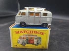 1967 Lesney Matchbox #34 VOLKSWAGEN LOW TOP CAMPER Silver-Gray W/box. MG