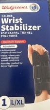Deluxe Wrist Stabilizer Walgreens Black Left/...