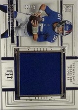 Panini 2023 National Treasures Tommy DeVito Giants Rookie Patch #TTR-TDO 08/49