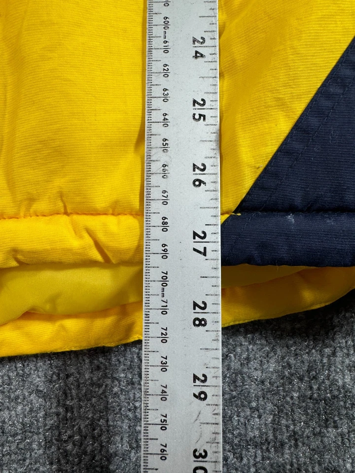 Columbia Girls Jacket 14/16 Yellow Hooded Long Sleeve Outerwear Puffer Jacket - Image 3 of 4