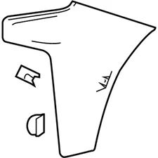 OEM GM 84934129 Front Bumper Filler Panel for Silverado Sierra 2019–2022 NEW