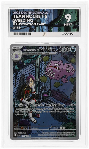 Team Rocket's Weezing graded ACE 9 for sale on eBay