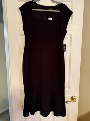 Express Square Neck Peplum Midi Sheath Dress New with tags. Size Large
