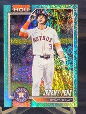 2026 Topps Series 1 Celebration #307 Jeremy Pena AQUA HOLO FOIL Houston Astros