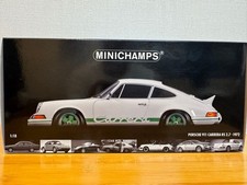 MINICHAMPS 1/18 Porsche 911 Carrera RS 2.7 1972 White Green 100066020 #QY5TFN