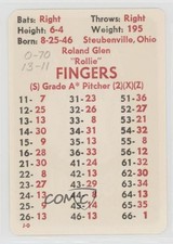 1977 APBA Baseball 1976 Season Rollie Fingers HOF fm0
