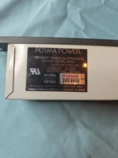 Perma Power JT06B0B Rack Mount 6 Outlet Temporary Power Tap 15 Amps