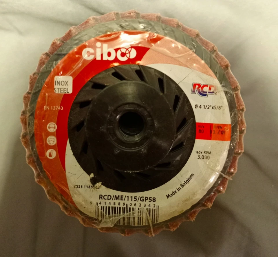 CIB RCD Inox Steel Adv RPM 3.000 4 1/2" × 5/8" Foto 2 de 2