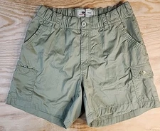 Mossy Oak Green Cargo Pocket Trail Shorts Mens Large