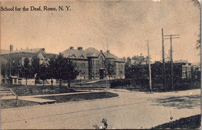 School for the Deaf, Rome NY c1913 Vintage Postcard P01