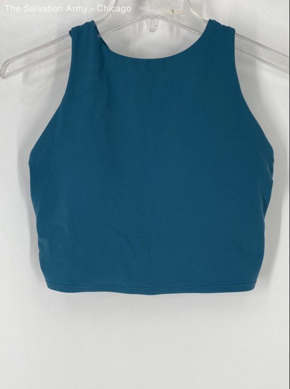 Adidas Womens Teal Racerback Activewear Pullover Sports Bra No Size
