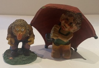 Norwegischer Pair Troll aus Bergen Figurine