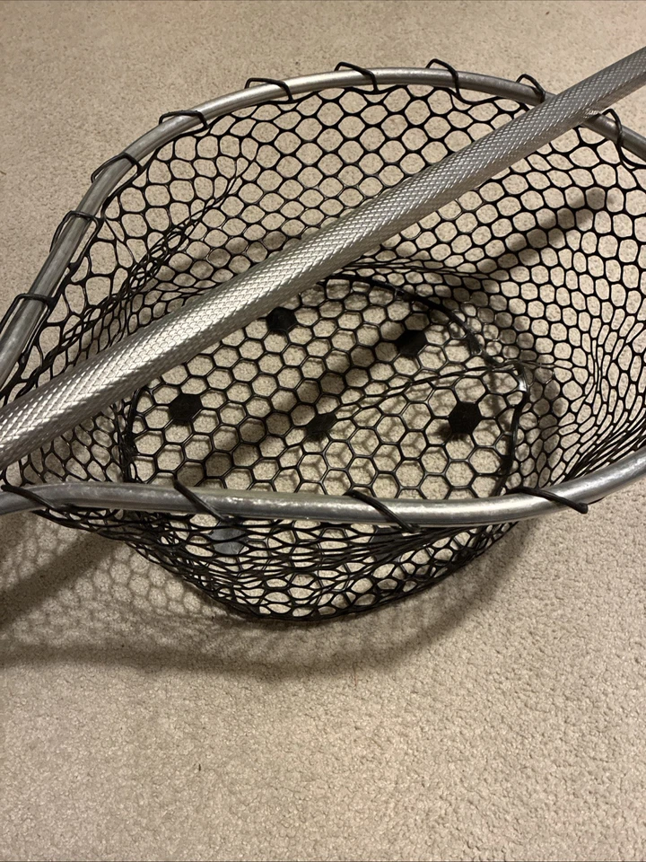 Red de aterrizaje Frabill mango de aluminio telescópico 17” W red de pesca de goma Foto 4 de 4