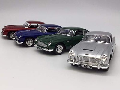Tolles 4-farbiges Komplettsatz 1/38 Aston Martin Db5 First Bond Auto 007 Film 
