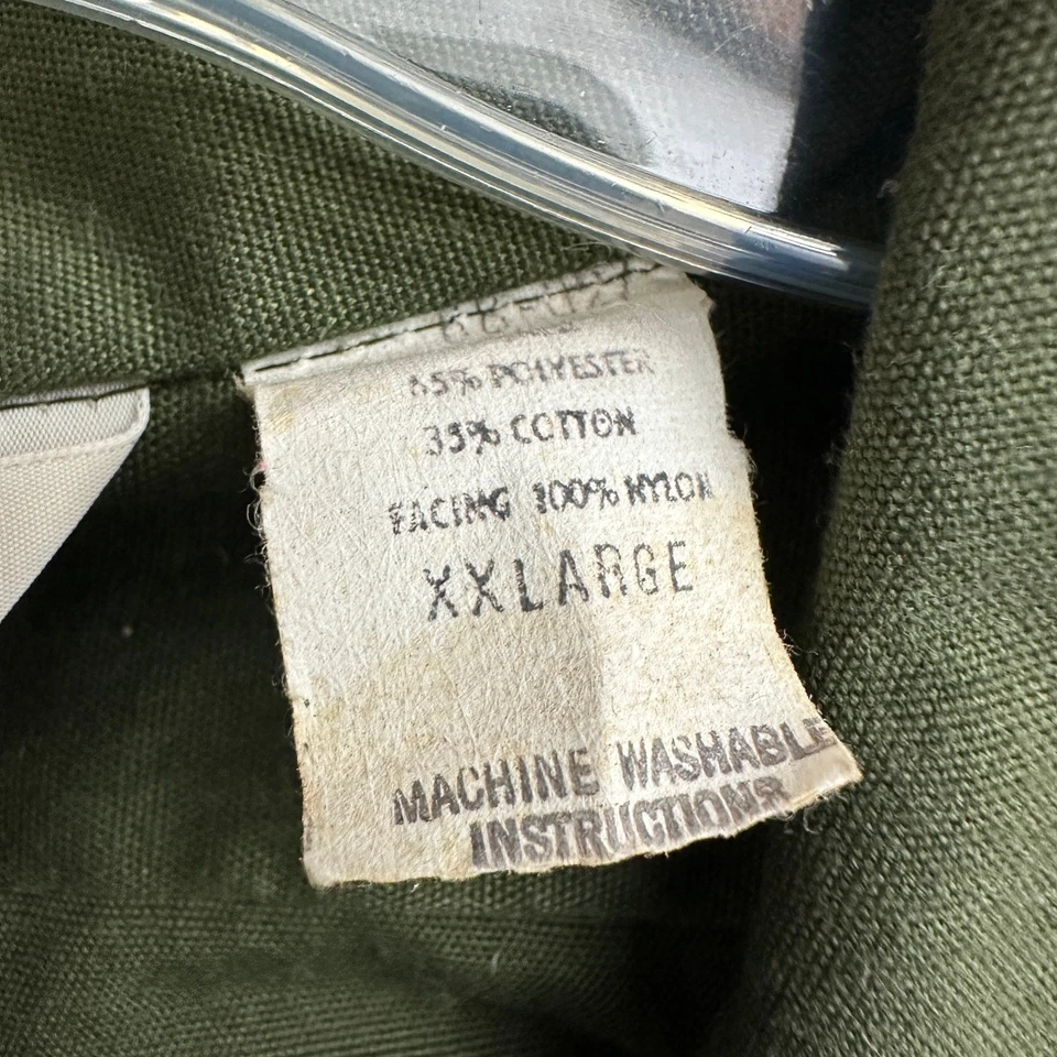 Duxbak Men Shirt Size XXL Outdoors Rugged Utility Nylon Sleeves Vintage Workwear - Image 4 of 4