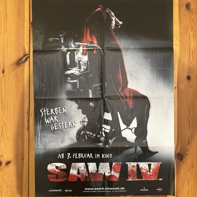 SAW IV 4 Filmplakat Poster DIN A1 841x594mm Horror Gore Torture Psychothriller