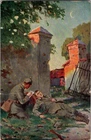 WW1 WWI Imperial German Germany Army Military Wehrmacht Postcard Wounded Soldier