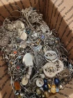 3 Pounds Jewelry Costume Vintage Mix LBS  necklaces bracelets pins rings etc lbs