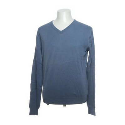 Seven Dials, Pullover, Größe: L, EARLHAM, Blau, Baumwolle, Einfarbig #EOh