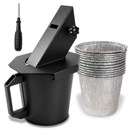 Upgraded Grease Bucket with Lid, Drip Bucket for Traeger, Pit Boss, Z Grills