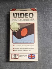 Bib VE-40 VHS Head Cleaner Cassette Wet/Dry System Video Tape Player Accessory