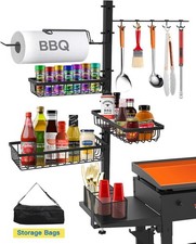 Grill Caddy, BBQ Outdoor Kitchen Accessories for Camper, Barbeque Grill