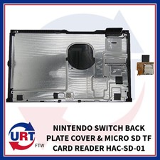NINTENDO SWITCH BACK PLATE COVER  MICRO SD TF CARD READER HAC-SD-01 146997 
