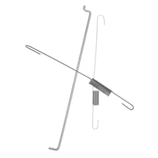 3pcs Throttle Return Spring Kit Hard Steel Wire for Carburetor Linkage