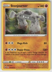 Stonjourner 111/192 Rebel Clash Holo Rare