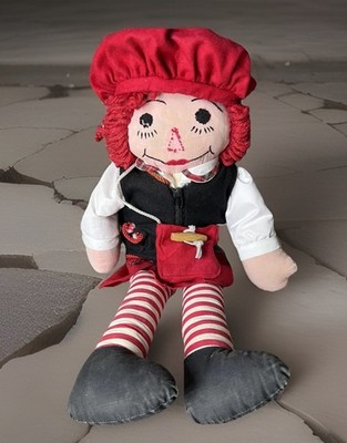 Raggedy Ann Red Beret School Outfit With Shoulder Bag Vintage 12 