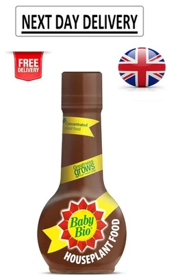 BABYBIO Houseplant Food Concentrate Baby Bio House Plant Grows Nutrient Plant Feed 175ml