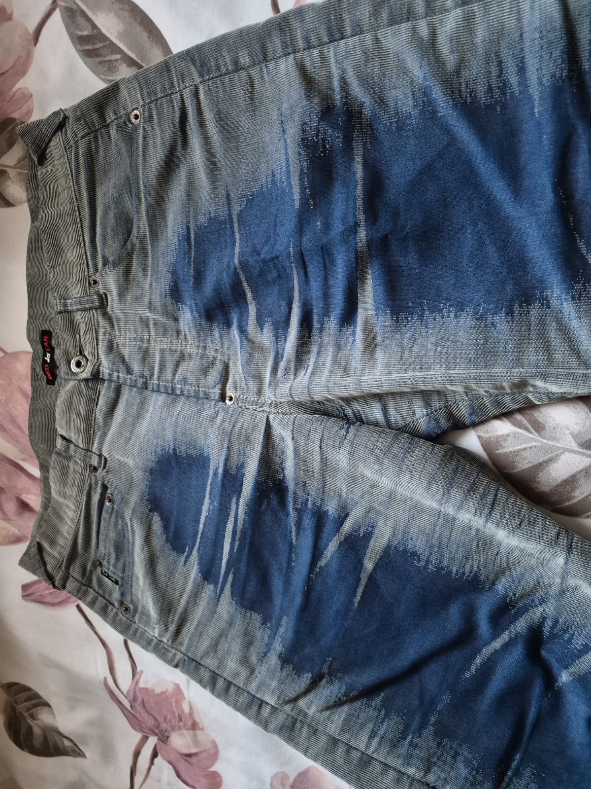 Rare Paul Smith Red Ear Threadbare Effect Corduro… - image 3