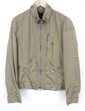 John Richmond Mens Jacket 48 Silk Blend Khaki...