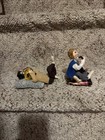 VINTAGE SET CLOTH KLUMPE ROLDAN BOY/GIRL TEENAGER DOLLS TALKING ON ROTARY PHONE — photo 6