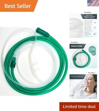 Soft Curved 2Ft High Flow Nasal Cannula - Universal Fit for Oxygen Devices